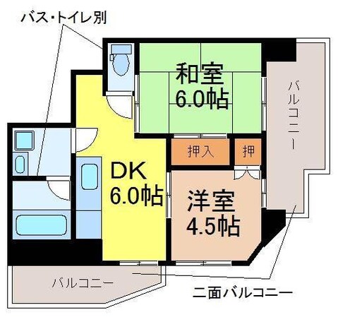 サン宮脇の物件間取画像